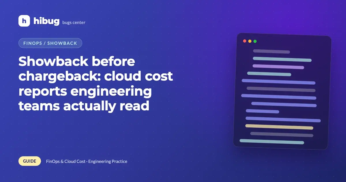 Banner: showback reports that help engineering teams own their cloud costs