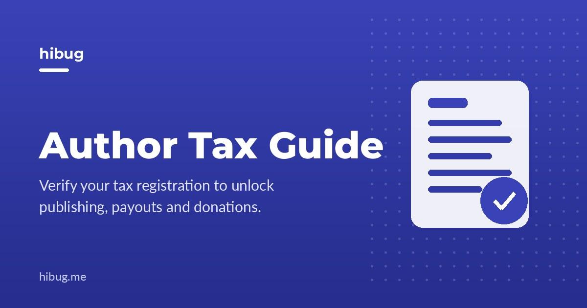 Author Tax Information Guide