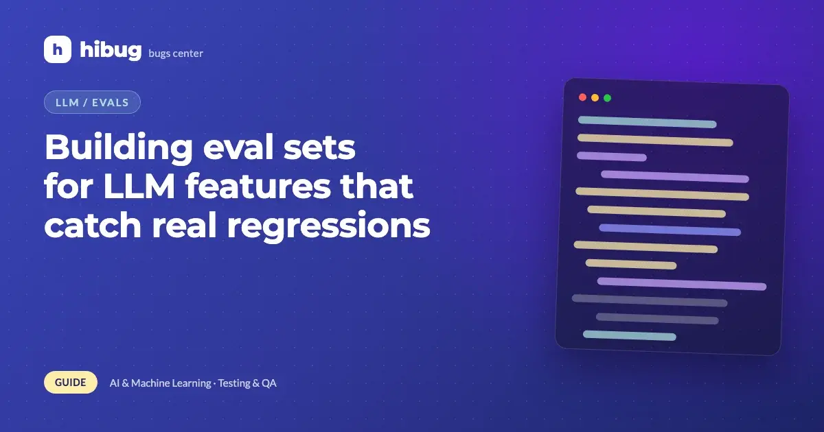 Banner: building evaluation datasets to catch regressions in LLM features