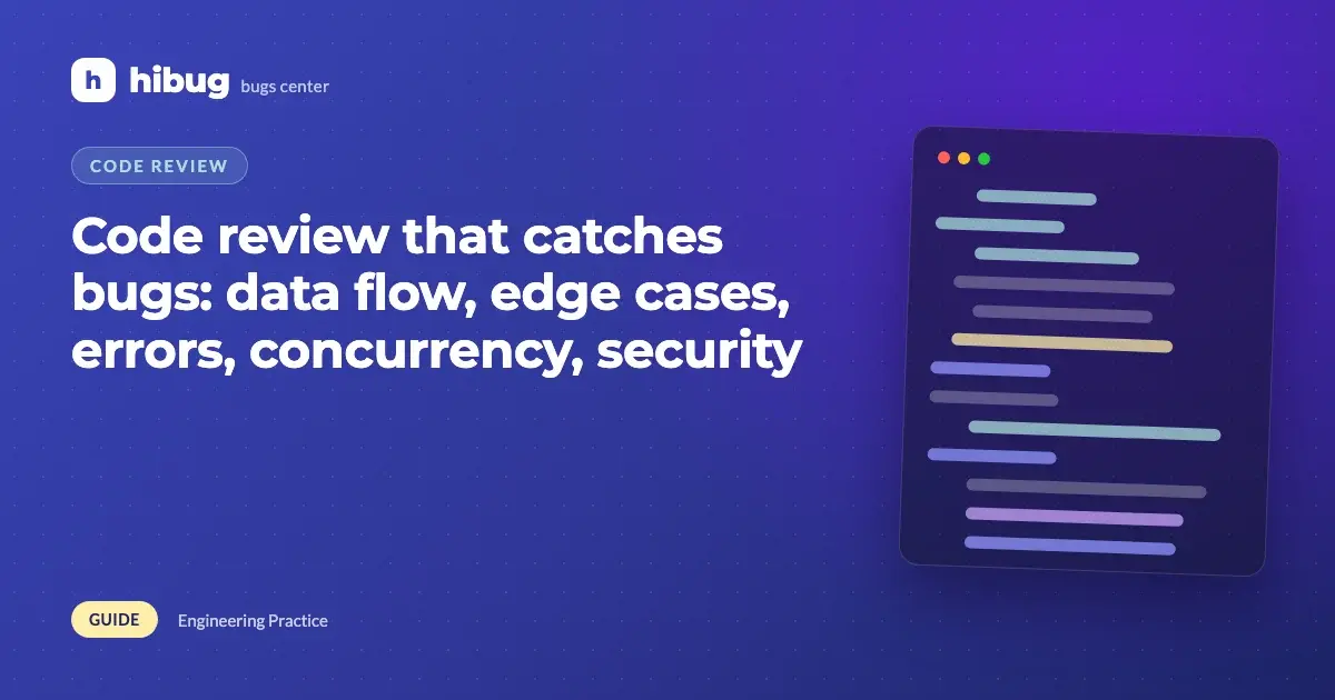 Banner: code review that catches bugs by tracing data flow, edge cases, errors, concurrency and security
