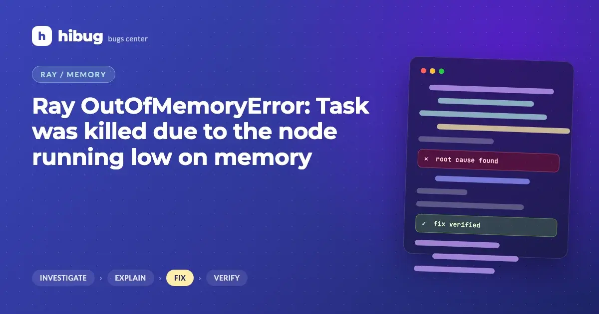Banner: Ray tasks killed by the memory monitor because too many were scheduled per node