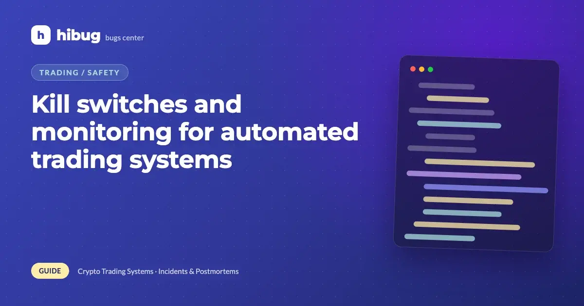 Banner: kill switch and monitoring controls for automated trading systems
