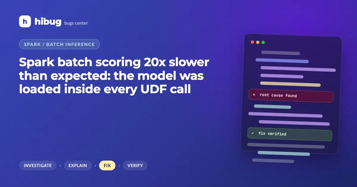 Banner: Spark batch inference slowed by loading the model in every UDF batch