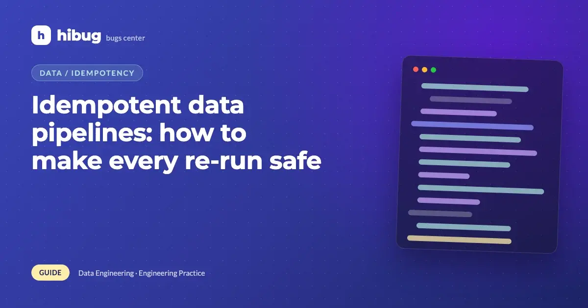 Banner: a data pipeline that produces the same table no matter how many times it runs
