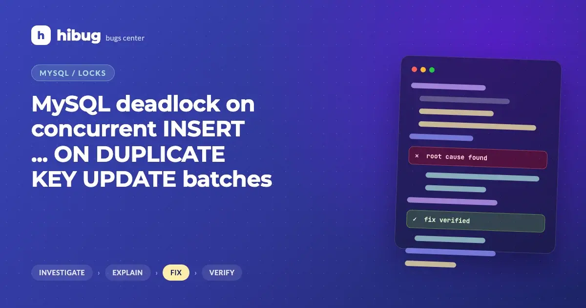 Banner: two database transactions each holding a lock the other one is waiting for