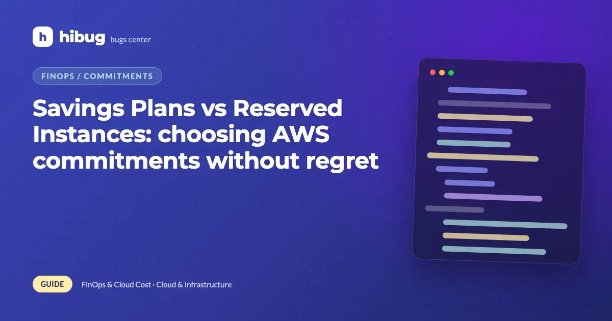 Banner: comparing AWS Savings Plans and Reserved Instances for commitment discounts